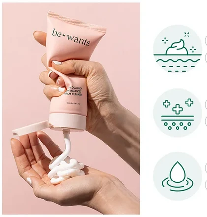 Be Wants シカコラーゲン フォームクレンザー