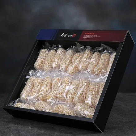 スダム 韓国伝統菓子 プレミアムギフトボックス No.1「イェダム」– 2段詰め合わせ（1セット、1kg）