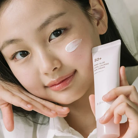 BJEWEL ピンクアロエ クールカーミング サンスクリーン 40ml〈新バージョン〉