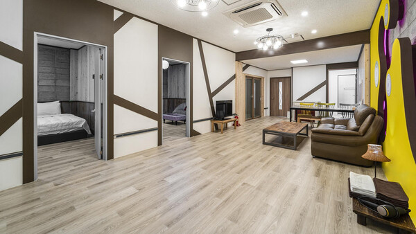 Basement group room (dogs allowed)